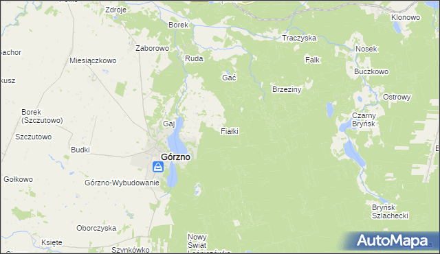 mapa Fiałki, Fiałki na mapie Targeo