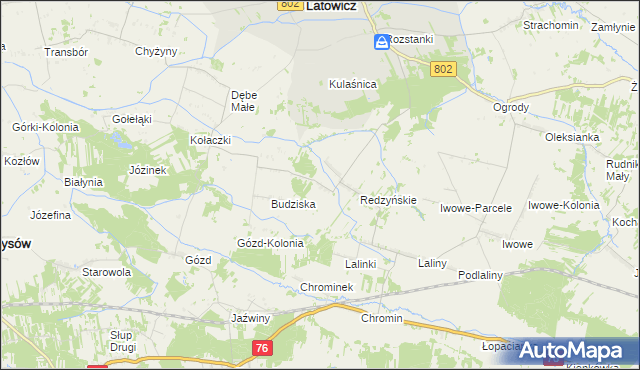 mapa Generałowo, Generałowo na mapie Targeo