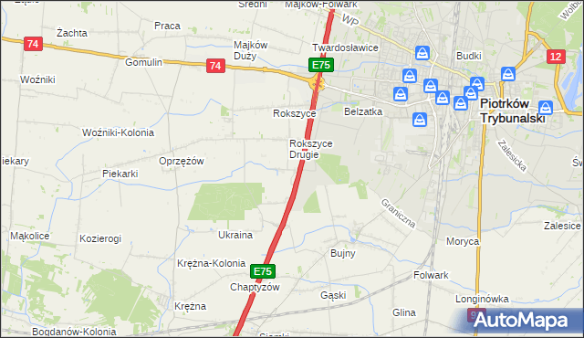 mapa Kargał-Las, Kargał-Las na mapie Targeo