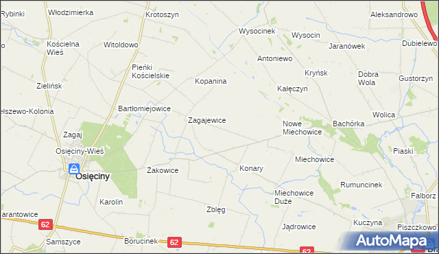 mapa Lekarzewice, Lekarzewice na mapie Targeo