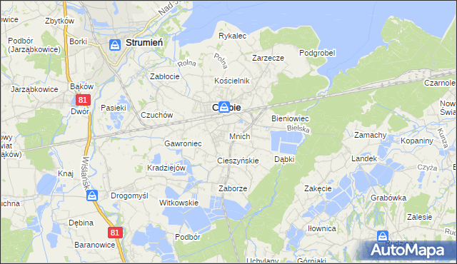 mapa Mnich, Mnich na mapie Targeo