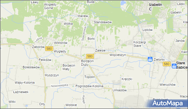 mapa Wierzbin, Wierzbin na mapie Targeo