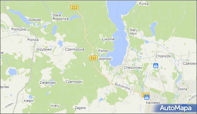 mapa Wolność, Wolność na mapie Targeo