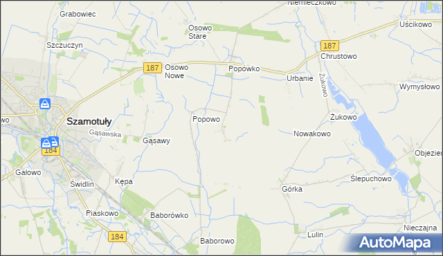 mapa Wychowaniec, Wychowaniec na mapie Targeo