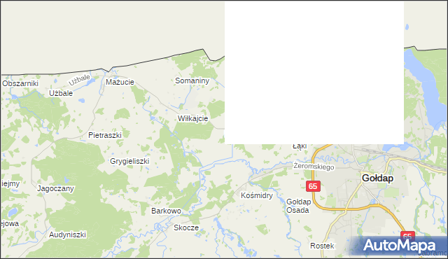 mapa Bałupiany, Bałupiany na mapie Targeo