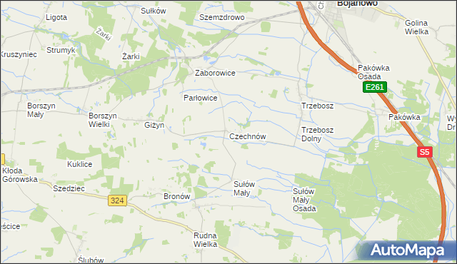 mapa Czechnów, Czechnów na mapie Targeo