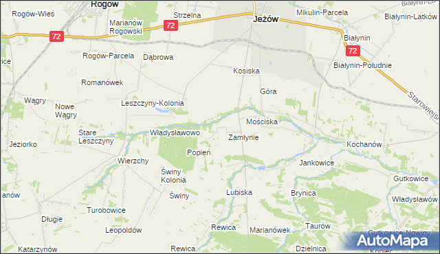 mapa Lubiska-Kolonia, Lubiska-Kolonia na mapie Targeo