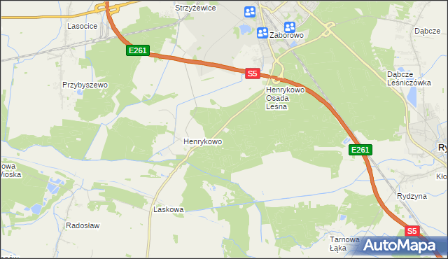 mapa Książęcy Las, Książęcy Las na mapie Targeo