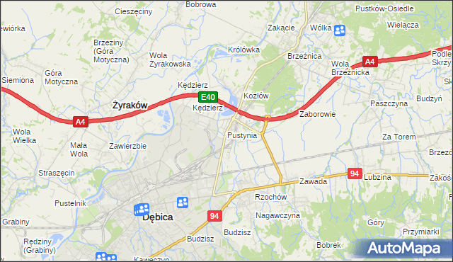 mapa Pustynia, Pustynia na mapie Targeo