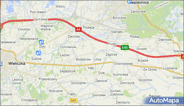 mapa Słomiróg, Słomiróg na mapie Targeo