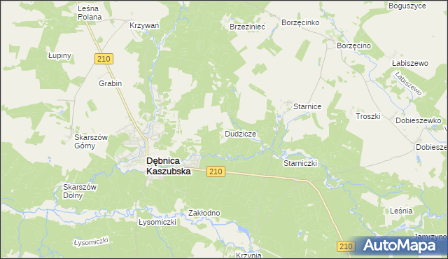 mapa Dudzicze, Dudzicze na mapie Targeo