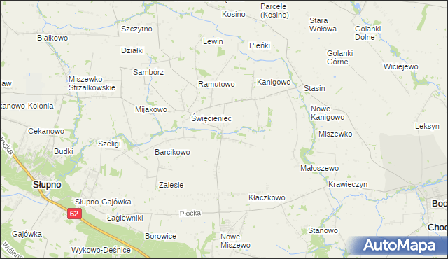 mapa Pepłowo gmina Bodzanów, Pepłowo gmina Bodzanów na mapie Targeo