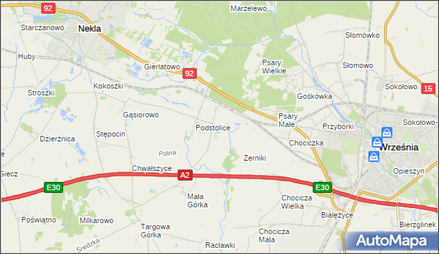 mapa Opatówko, Opatówko na mapie Targeo