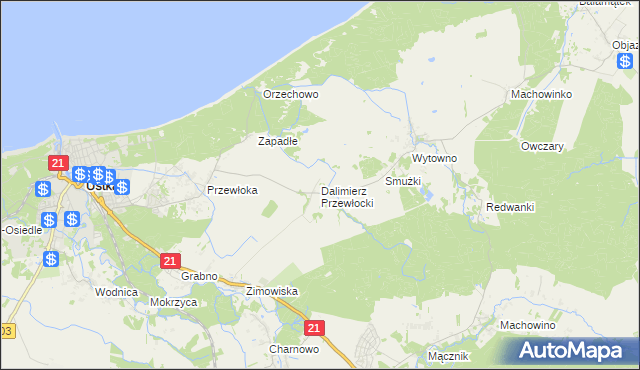 mapa Dalimierz Przewłocki, Dalimierz Przewłocki na mapie Targeo