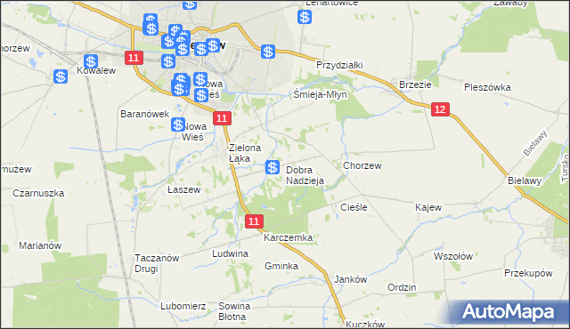 mapa Dobra Nadzieja, Dobra Nadzieja na mapie Targeo