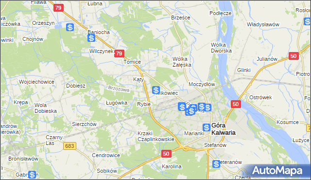 mapa Mikówiec, Mikówiec na mapie Targeo