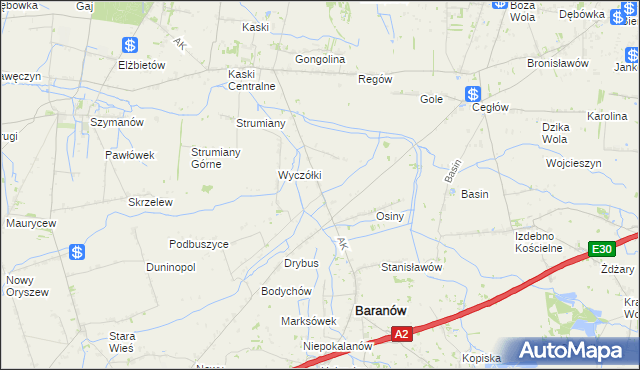 mapa Nowa Pułapina, Nowa Pułapina na mapie Targeo