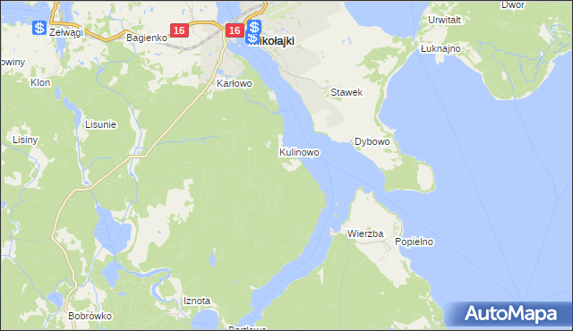 mapa Śniardewno, Śniardewno na mapie Targeo