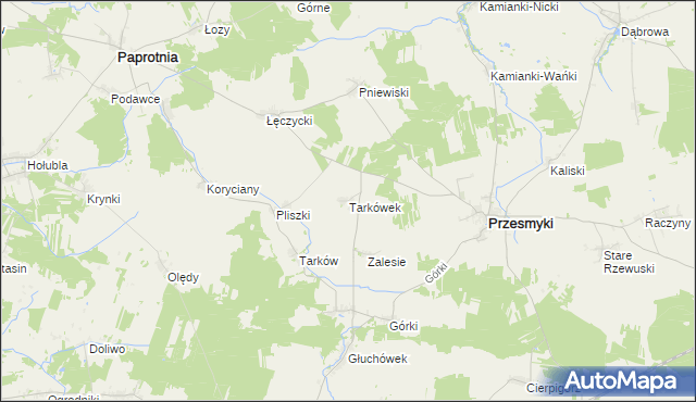 mapa Tarkówek, Tarkówek na mapie Targeo