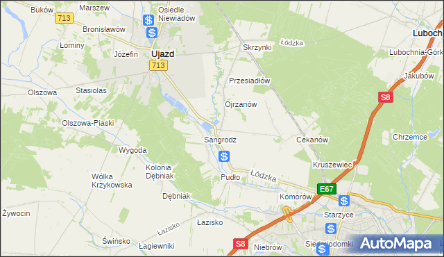 mapa Tobiasze, Tobiasze na mapie Targeo