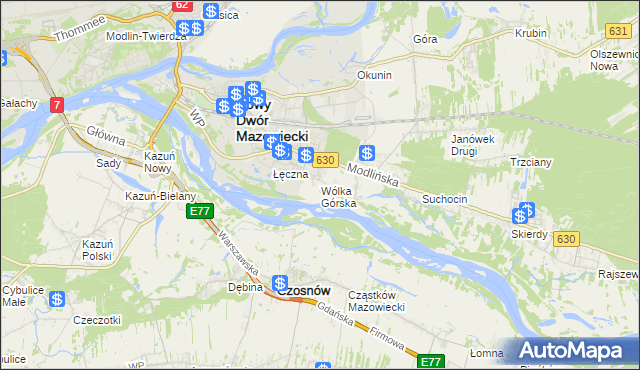 mapa Wólka Górska, Wólka Górska na mapie Targeo