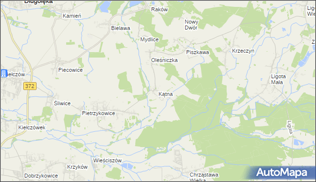 mapa Kątna, Kątna na mapie Targeo