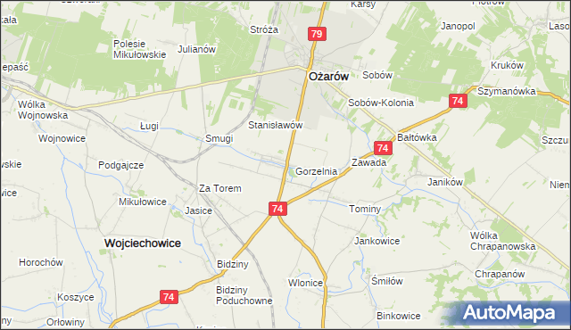 mapa Wyszmontów, Wyszmontów na mapie Targeo