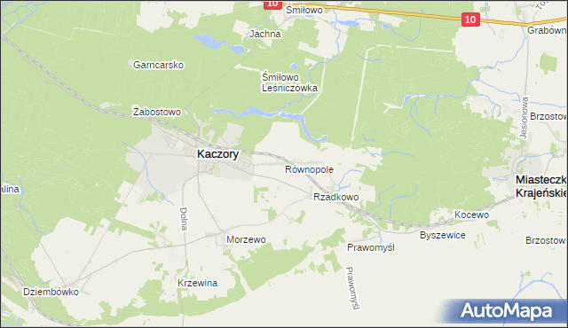 mapa Równopole, Równopole na mapie Targeo