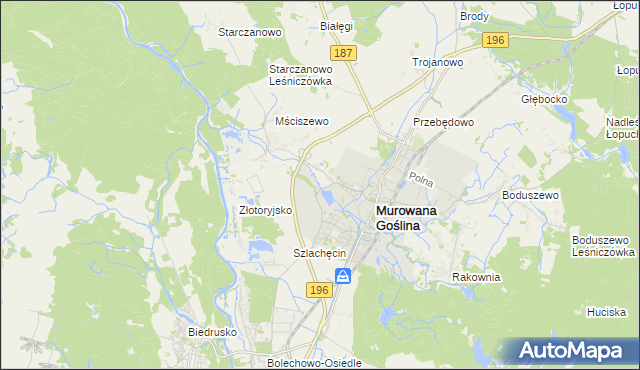 mapa Raduszyn, Raduszyn na mapie Targeo