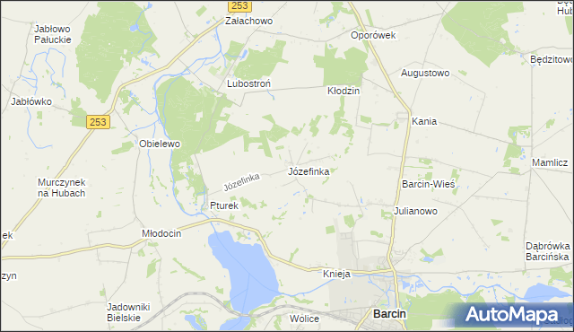 mapa Józefinka, Józefinka na mapie Targeo