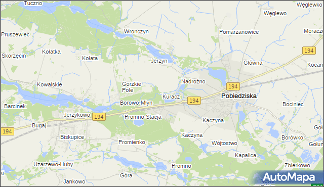 mapa Kuracz, Kuracz na mapie Targeo