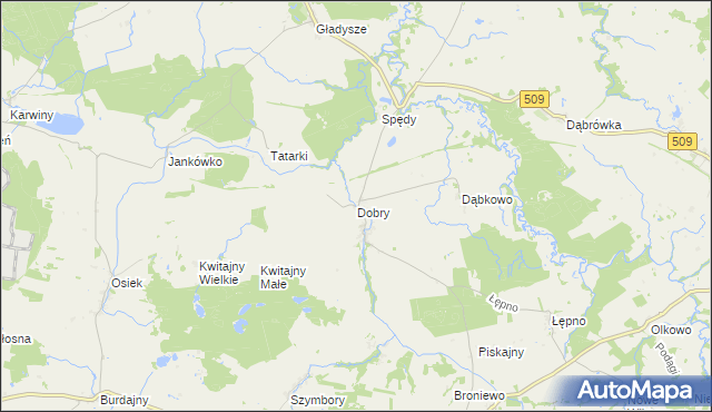 mapa Dobry, Dobry na mapie Targeo