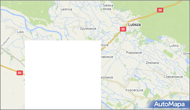 mapa Michałowice gmina Lubsza, Michałowice gmina Lubsza na mapie Targeo