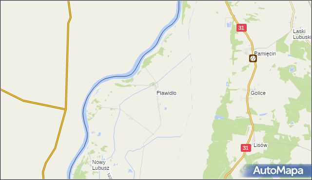 mapa Pławidło, Pławidło na mapie Targeo