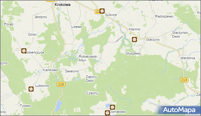 mapa Połchówko, Połchówko na mapie Targeo