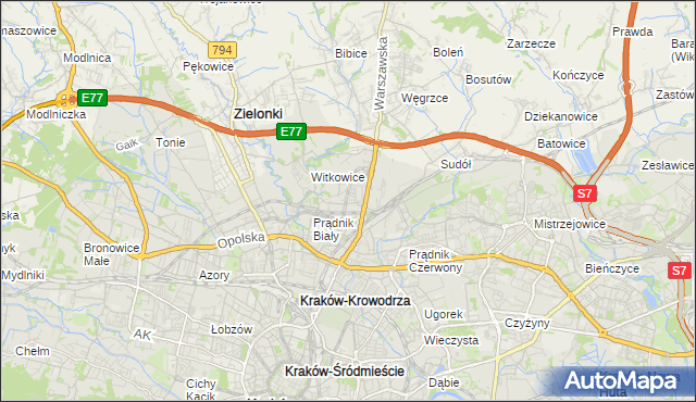 mapa Górka Narodowa, Górka Narodowa na mapie Targeo