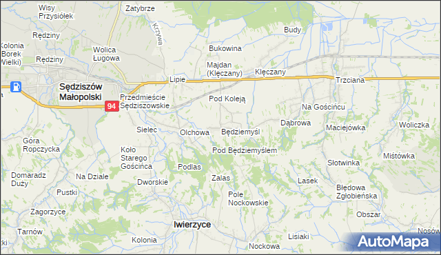 mapa Będziemyśl, Będziemyśl na mapie Targeo