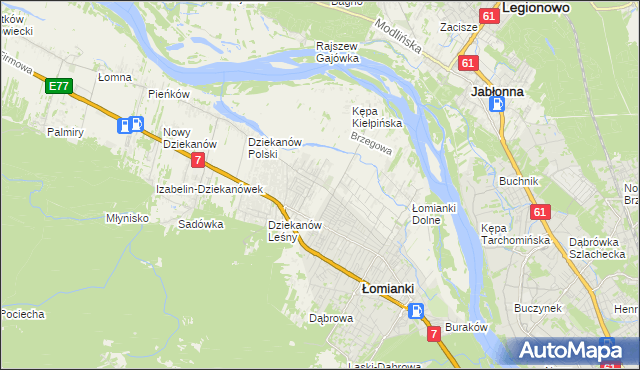 mapa Kiełpin Poduchowny, Kiełpin Poduchowny na mapie Targeo