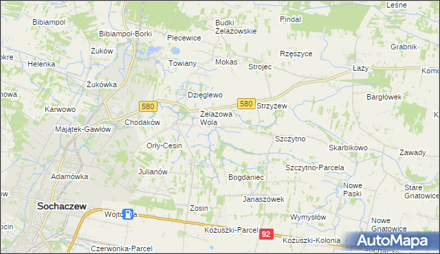 mapa Nowe Mostki, Nowe Mostki na mapie Targeo