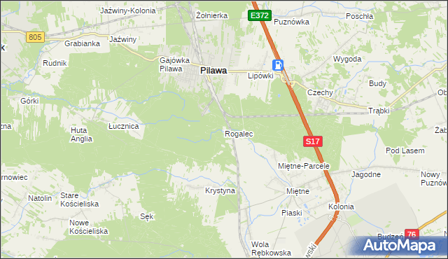 mapa Rogalec, Rogalec na mapie Targeo