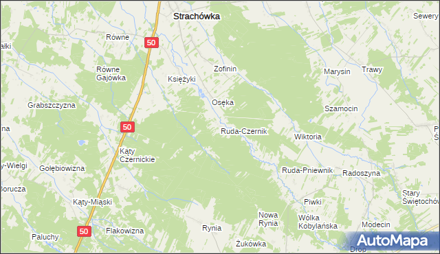 mapa Ruda-Czernik, Ruda-Czernik na mapie Targeo