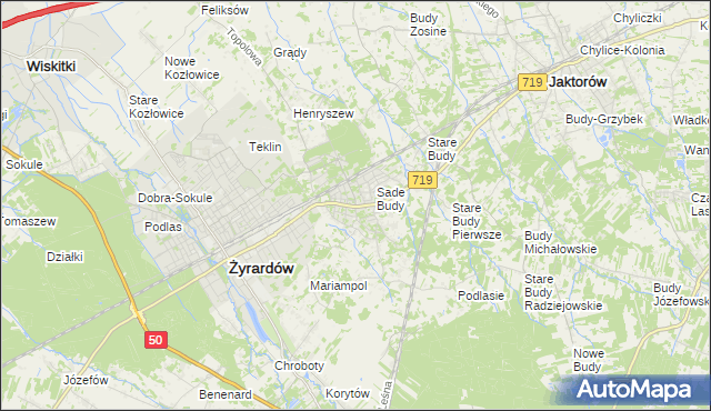 mapa Międzyborów, Międzyborów na mapie Targeo