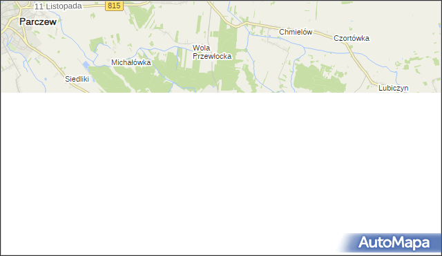 mapa Żmiarki, Żmiarki na mapie Targeo