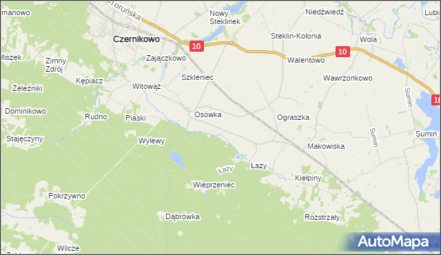 mapa Osówka-Kolonia, Osówka-Kolonia na mapie Targeo