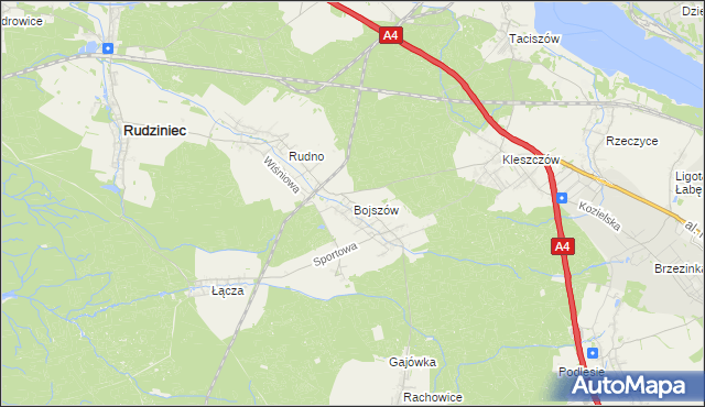 mapa Bojszów, Bojszów na mapie Targeo