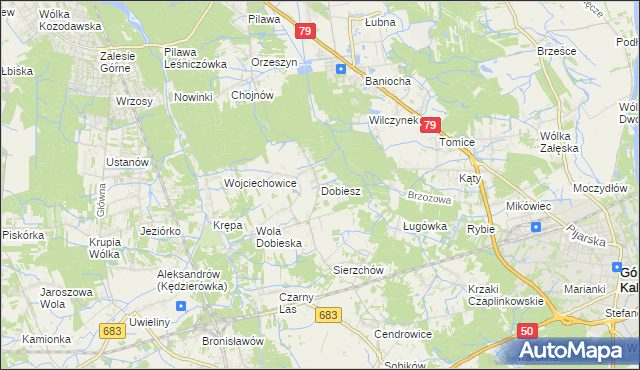 mapa Dobiesz, Dobiesz na mapie Targeo