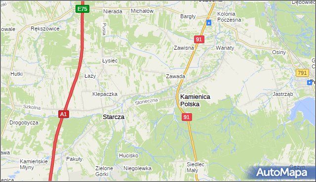 mapa Kolonia Klepaczka, Kolonia Klepaczka na mapie Targeo