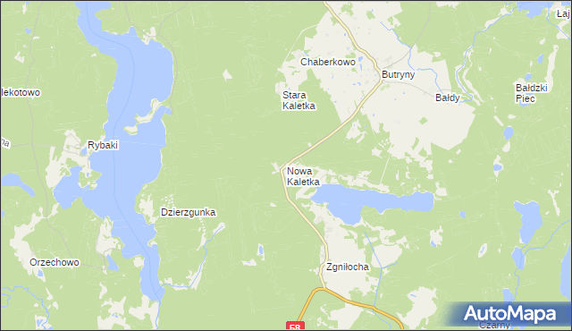 mapa Nowa Kaletka, Nowa Kaletka na mapie Targeo