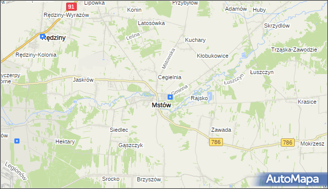 mapa Wancerzów, Wancerzów na mapie Targeo