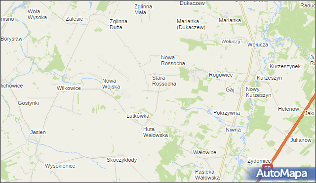 mapa Linków, Linków na mapie Targeo